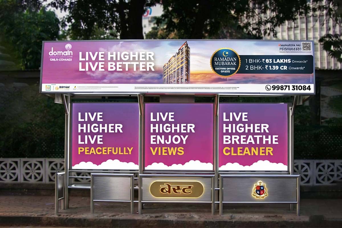 Dottom Domain Bus Stop Branding By Brandniti5 Dottom Domain Bus Stop Branding By Brandniti5