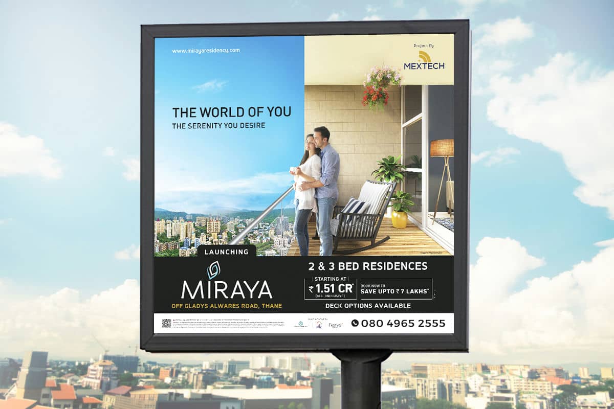 Mextech Miraya Launch Hoarding By Brandniti5 Mextech Miraya Launch Hoarding By Brandniti5