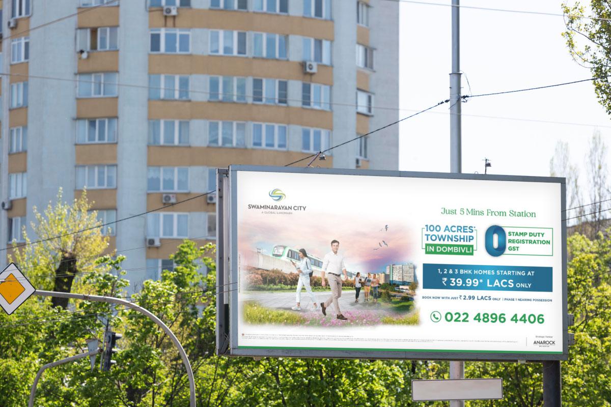 Swaminarayan City Hoarding By Brandniti5 Swaminarayan City Hoarding By Brandniti5