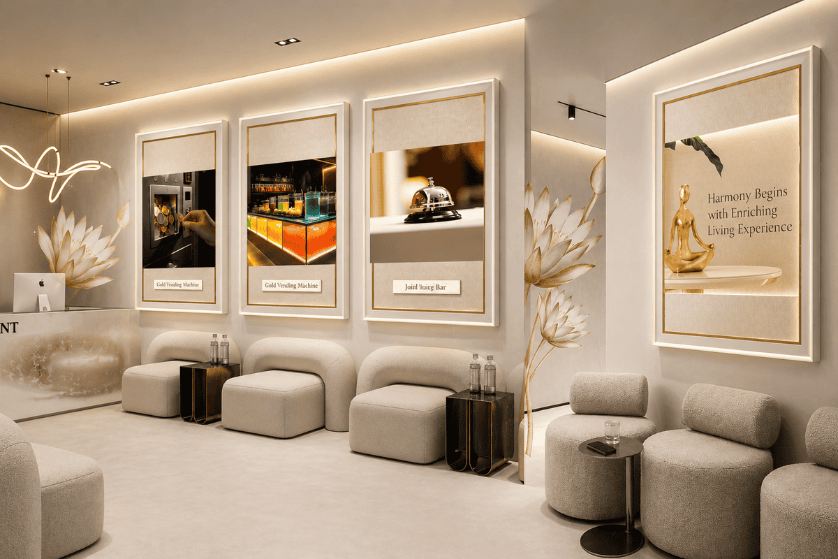 Trithya Serenity Sales Office Panels by Brandniti5