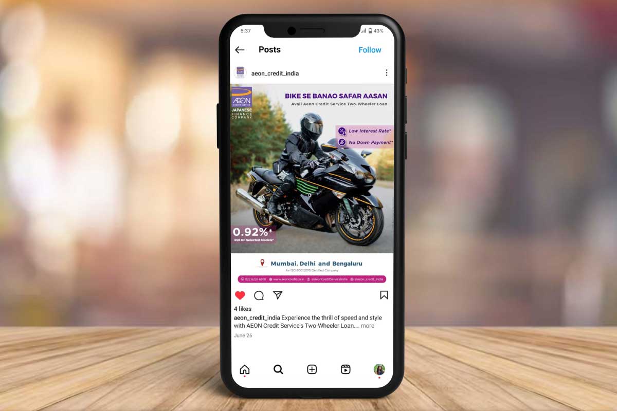 Aeon Credit Service India Social Post By Brandniti5 Aeon Credit Service India  Social Post By Brandniti5